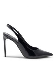 Nine West Sandały AYANA ZL22045-1CCP Czarny. Czarne sandały Nine West, bez wzorów, z syntetyku, bez obcasa, na szpilce, bez zapięcia. Za 199.99 zł.