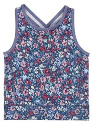 OshKosh Top w kolorze niebieskim rozmiar: 116/122. Niebieskie topy OshKosh, bez wzorów, bez kołnierzyka, bez ramiączek. Za 39.49 zł.