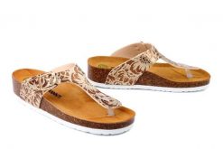 DR. BRINKMANN 700903-00 bunt, klapki japonki damskie. Żółte klapki Dr. Brinkmann, bez wzorów, bez obcasa, bez zapięcia. Za 165.67 zł.