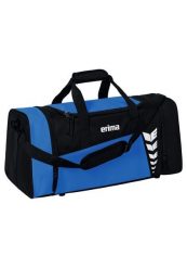 Torba sportowa Erima Six Wings. Czarne torby sportowe Erima, bez wzorów, z materiału, na ramię. Za 89.99 zł.