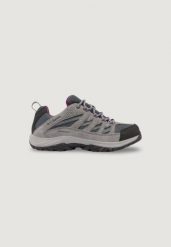 Buty alpinistyczne Kobieta COLUMBIA CRESTWOOD™ WATERPROOF. Szare buty trekkingowe Columbia, bez wzorów, z zamszu, bez zapięcia, trekkingowe. Za 369.99 zł.