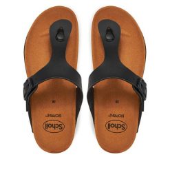 Japonki Scholl. Czarne japonki Scholl, bez wzorów. Za 239.99 zł.