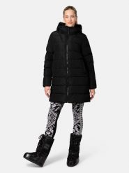 KARI TRAA Płaszcz pikowany "Linn" w kolorze czarnym rozmiar: XL. Czarne płaszcze Kari Traa, xl, bez wzorów, bez kaptura. Za 502.76 zł.