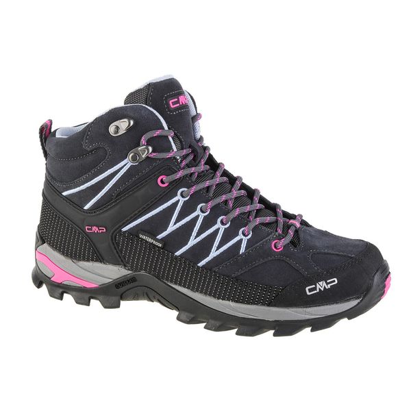 Buty trekkingowe damskie, CMP Rigel Mid. Czerwone buty trekkingowe CMP, z materiału, bez zapięcia. Za 423.99 zł.