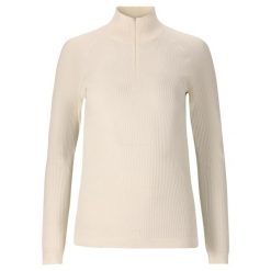 Sweter damski Athlecia Cozi. Białe swetry Athlecia, bez wzorów, sportowe, bez ramiączek. Za 169.00 zł.