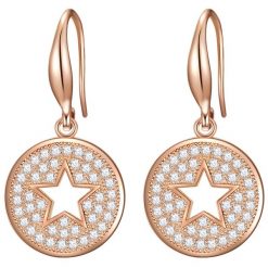 Lulu & Jane Kolczyki Gwiazda z Mosiadz w Różowy złoty 1 ct Damski. Czerwone kolczyki Lulu & Jane, z cyrkonią, pozłacane. Za 299.99 zł.