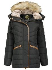 Maison Montaigne Kurtka zimowa "Ajumai" w kolorze czarnym rozmiar: XXL. Czarne kurtki Maison Montaigne, na zimę, xxl, bez wzorów, z puchu, bez kaptura. Za 337.41 zł.
