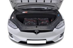 Torby Do Bagażnika Tesla Model X Ev 2016+ 2Szt Kjust. Czarne torby podróżne KJUST, bez wzorów, z kauczuku. Za 485.00 zł.