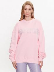 ROTATE Bluza Irisa 700187043 Różowy Regular Fit. Czerwone bluzy ROTATE, s, bez wzorów, z bawełny, bez kaptura. Za 389.99 zł.