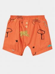 United Colors Of Benetton Szorty materiałowe 484WA900E Pomarańczowy Regular Fit. Brązowe szorty United Colors Of Benetton, bez wzorów, z bawełny. Za 59.99 zł.