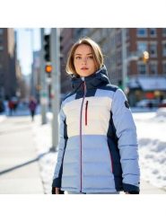 Alpine Pro Kurtka narciarska "Ferera 2" w kolorze biało-błękitno-granatowym rozmiar: XXL. Białe kurtki narciarskie Alpine Pro, m, bez wzorów, bez kaptura, narciarskie. Za 724.78 zł.