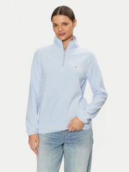 Tommy Jeans Polar DW0DW19751 Błękitny Regular Fit. Niebieskie bluzy z polaru Tommy Jeans, m, bez wzorów, z jeansu. Za 279.99 zł.