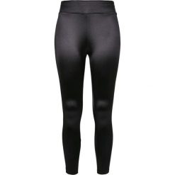 Legginsy damskie Urban Classics shiny high waist (grandes tailles). Czarne legginsy Urban Classics, bez wzorów. Za 135.00 zł.
