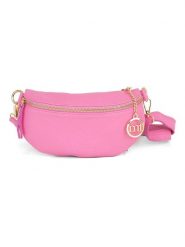 Mia Tomazzi Skórzana saszetka w kolorze jasnoróżowym - 23 x 13 x 2 cm rozmiar: onesize. Różowe nerki i saszetki Mia Tomazzi, bez wzorów, z materiału, sportowe, bez dodatków. Za 130.99 zł.