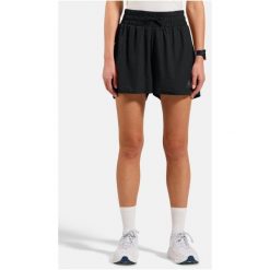 Spodenki damsie Odlo 2-in-1 short ZEROWEIGHT 3 INCH PRINT. Czarne szorty ODLO, bez wzorów, sportowe. Za 339.99 zł.