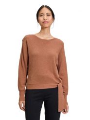 Betty Barclay Sweter w kolorze jasnobrązowym rozmiar: 44. Brązowe swetry Betty Barclay, bez wzorów, ze splotem, bez ramiączek. Za 130.99 zł.