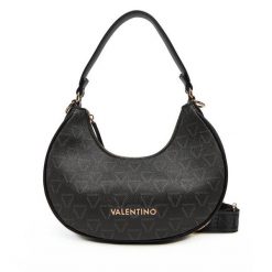 Torebka Valentino. Czarne torebki klasyczne Valentino, bez wzorów, klasyczne, bez dodatków. Za 329.99 zł.