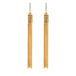 Kolczyki Elisabetta Franchi. Żółte kolczyki Elisabetta Franchi, złote. Za 849.99 zł.