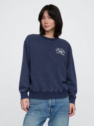 GAP Bluza w kolorze granatowym rozmiar: L. Niebieskie bluzy GAP, l, bez wzorów, bez kaptura. Za 163.26 zł.