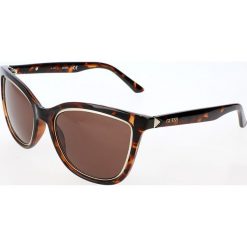 Damskie okulary przeciwsłoneczne w kolorze brązowym. Okulary przeciwsłoneczne Guess. W wyprzedaży za 175.95 zł.
