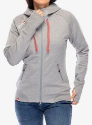 Bluza rozpinana damska Ocun Hoodie Zipper. Szare bluzy Ocun, s, bez wzorów, z bawełny, klasyczne, bez ramiączek, z kapturem. Za 429.55 zł.