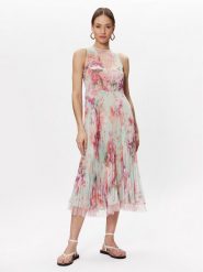 TWINSET Sukienka letnia 231TP2730 Kolorowy Regular Fit. Sukienki Twinset, bez wzorów, z syntetyku, bez kołnierzyka, bez ramiączek. Za 2,089.00 zł.