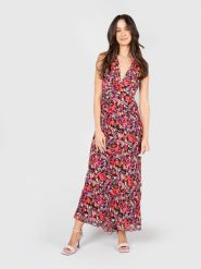 Patrizia Pepe Sukienka | 8A1217/A317 | Kobieta | Czerwony, Bordowy. Czerwone sukienki Patrizia Pepe, na co dzień, bez wzorów, z tkaniny, eleganckie, bez kołnierzyka, bez ramiączek, maxi, proste. W wyprzedaży za 549.00 zł.