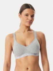 Emporio Armani Underwear Biustonosz sportowy EW000447 AF19026 O8002 Szary. Szare biustonosze sportowe Emporio Armani Underwear, bez wzorów, z bawełny. Za 279.99 zł.