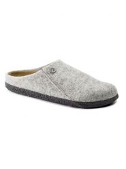 Birkenstock Kapcie "Zermat" w kolorze szarym rozmiar: 41. Szare kapcie Birkenstock, bez wzorów, z materiału. Za 286.39 zł.