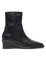 Vagabond Shoemakers Botki Aino 5829-001-20 Czarny. Czarne botki Vagabond Shoemakers, bez wzorów, ze skóry, bez obcasa, na koturnie, bez zapięcia. Za 419.99 zł.