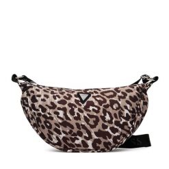 Torebka Guess. Brązowe listonoszki Guess, z aplikacjami, bez dodatków. Za 194.99 zł.