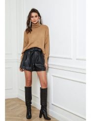 Joséfine Sweter "Vinicius" w kolorze karmelowym rozmiar: S. Brązowe swetry Joséfine, s, bez wzorów, z kaszmiru, bez ramiączek. Za 208.99 zł.