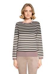 Betty Barclay Sweter w kolorze czarno-kremowym rozmiar: 40. Brązowe swetry Betty Barclay, bez wzorów, bez ramiączek. Za 219.95 zł.