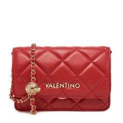 Torebka Valentino. Czerwone kopertówki Valentino, bez wzorów, wizytowe, bez dodatków. Za 359.99 zł.