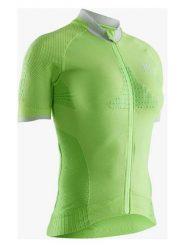 X-Bionic Koszulka kolarska w kolorze zielonym rozmiar: L. Zielone t-shirty sportowe X BIONIC, l, bez wzorów, z materiału, bez ramiączek, rowerowe. Za 312.58 zł.
