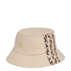 Kapelusz typu bucket z grafiką Leo. Białe kapelusze adidas, bez wzorów, z bawełny, eleganckie. Za 129.00 zł.