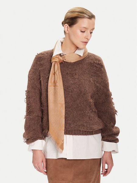 PINKO Chusta 106017 A2ZH Beżowy. Brązowe chusty Pinko, bez wzorów, z wiskozy. Za 549.99 zł.