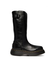 Dr. Martens Kozaki Buzz Hi Gloss DM43156001 Czarny. Czarne kozaki Dr Martens, bez wzorów, ze skóry, bez obcasa, na płaskiej podeszwie, bez zapięcia. Za 1,039.00 zł.
