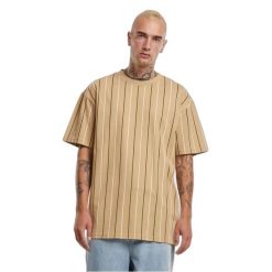 Koszulka damska Urban Classics Printed Pinstripe. Białe t-shirty sportowe Urban Classics, bez wzorów, bez ramiączek. Za 149.50 zł.