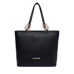 Torebka LOVE MOSCHINO. Czarne shopper bag Love Moschino, bez wzorów, bez dodatków. Za 1,009.00 zł.