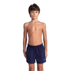 Spodenki plażowe Bywayx Youth R Junior. Niebieskie szorty Arena, bez wzorów. Za 52.99 zł.