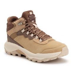 Buty turystyczne damskie Merrell Speed Strike 2 Ltr Mid Wp latte. Brązowe buty trekkingowe Merrell, bez wzorów, bez zapięcia, trekkingowe. Za 489.99 zł.