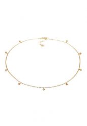 Elli Damski choker pasjans mieniący się kryształkami cyrkonii ze srebra próby 925 Sterling Silver Naszyjniki 1 ct. Szare naszyjniki Elli, z materiału, z cyrkonią, srebrne. Za 293.99 zł.