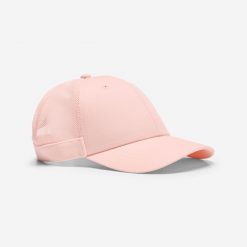 Czapka z daszkiem fitness Domyos. Czerwone czapki z daszkiem DOMYOS, bez wzorów, z materiału, sportowe. Za 39.99 zł.