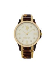U.S. Polo Assn. Zegarek Selena USP8384BR Brązowy. Brązowe, analogowe zegarki U.S. Polo Assn. Za 489.99 zł.