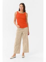 Kaffe Top w kolorze pomarańczowym rozmiar: XL. Pomarańczowe topy Kaffe, xl, bez wzorów, bez kołnierzyka, bez ramiączek. Za 52.55 zł.