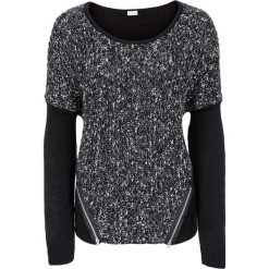 Sweter bonprix czarny melanż. Swetry marki INESIS. Za 89.99 zł.