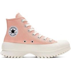 Buty sportowe Converse Ctas Lugged 2.0 Hi. Czerwone buty treningowe Converse, bez wzorów, bez zapięcia. W wyprzedaży za 390.00 zł.