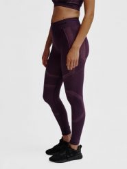 Legginsy damskie Hummel hmlMT. Czerwone legginsy Hummel, bez wzorów, z materiału. Za 182.70 zł.