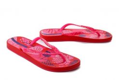 IPANEMA Anat Nature VII Fem 83325 red/pink, klapki japonki damskie. Czerwone japonki Ipanema, bez wzorów. Za 45.00 zł.